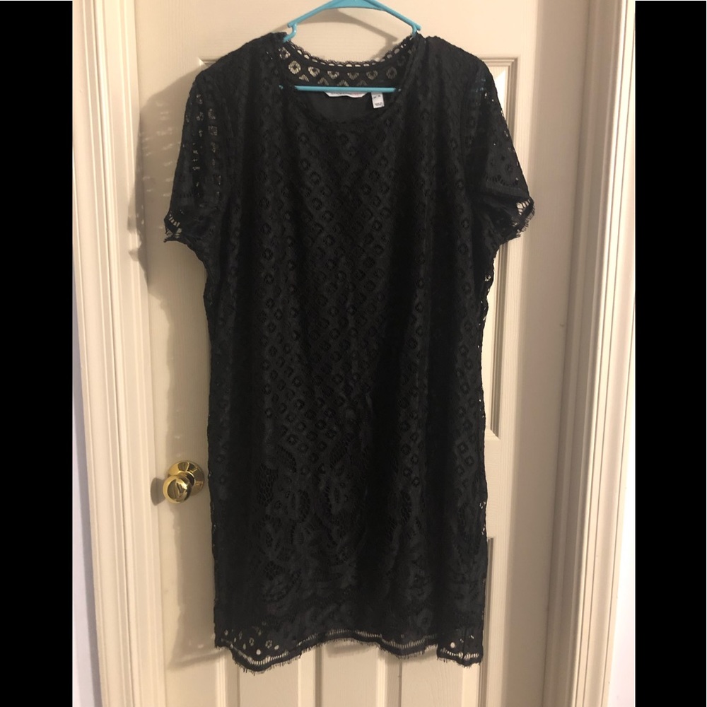 Issac Mizrahi Live! Black Lace Dress